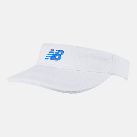 New Balance Terry Lifestyle Visor, LAH21109WT image number null