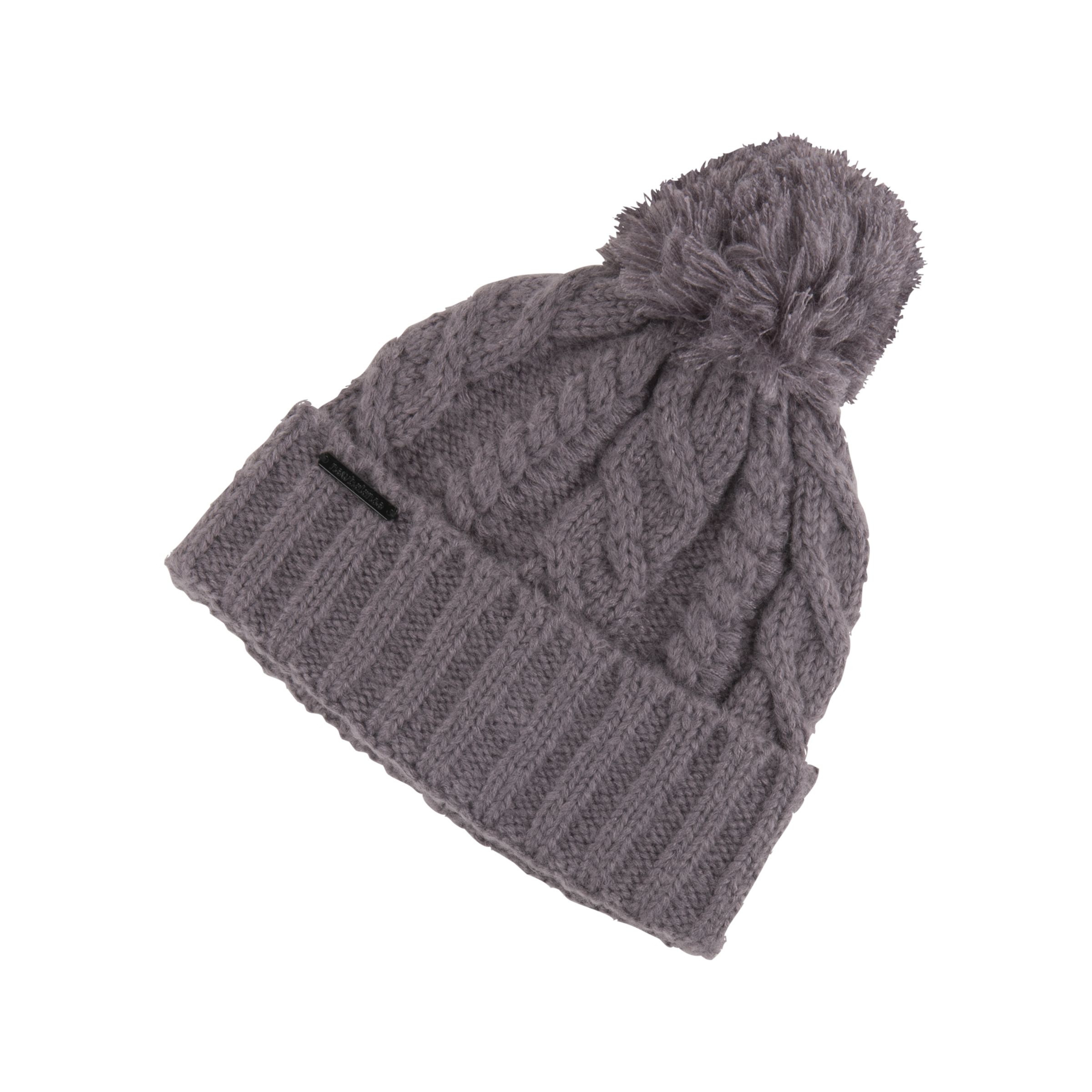 

New Balance Unisex Lux Knit Pom Beanie Grey - Grey