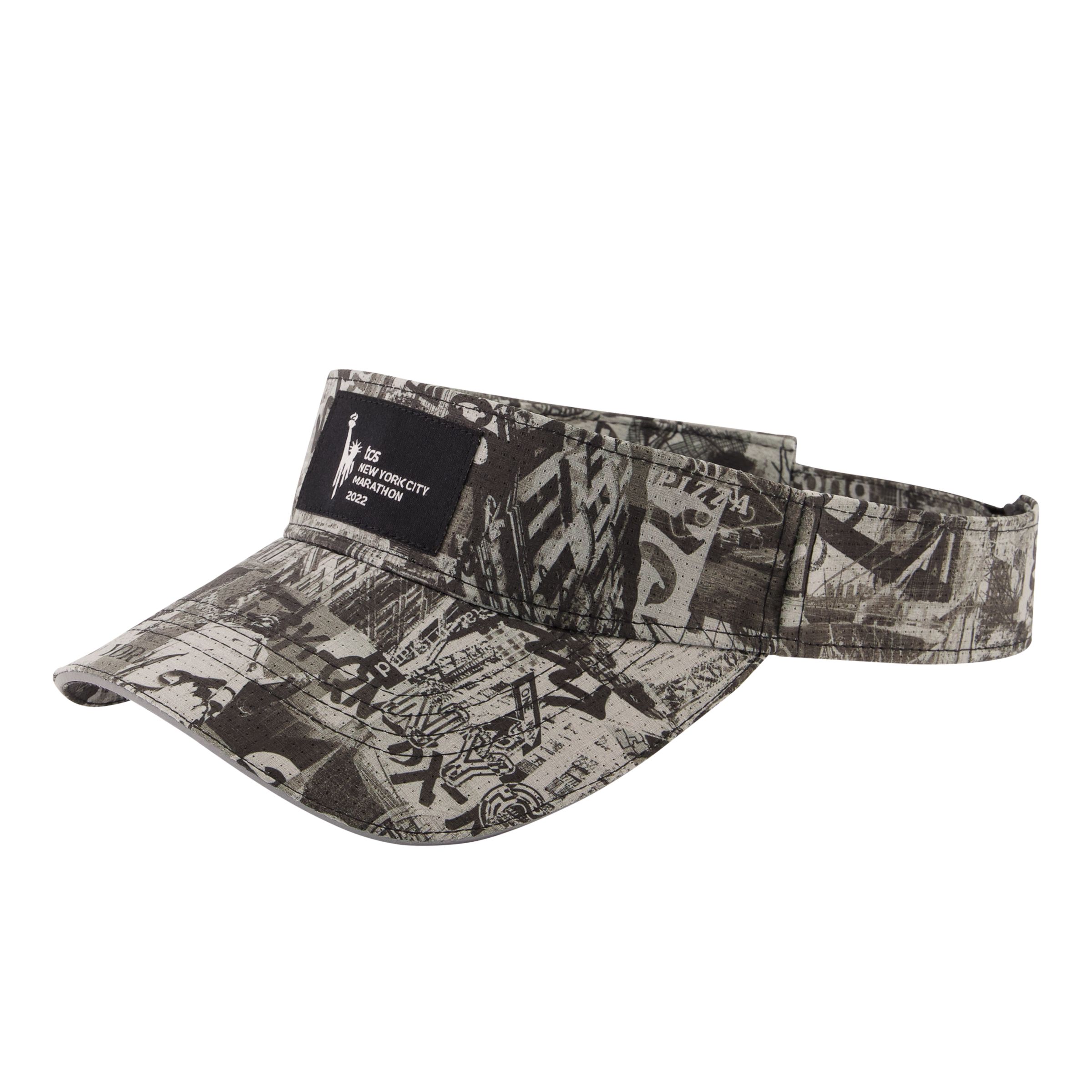 

New Balance Unisex NYC Marathon Performance Visor Black/Grey - Black/Grey