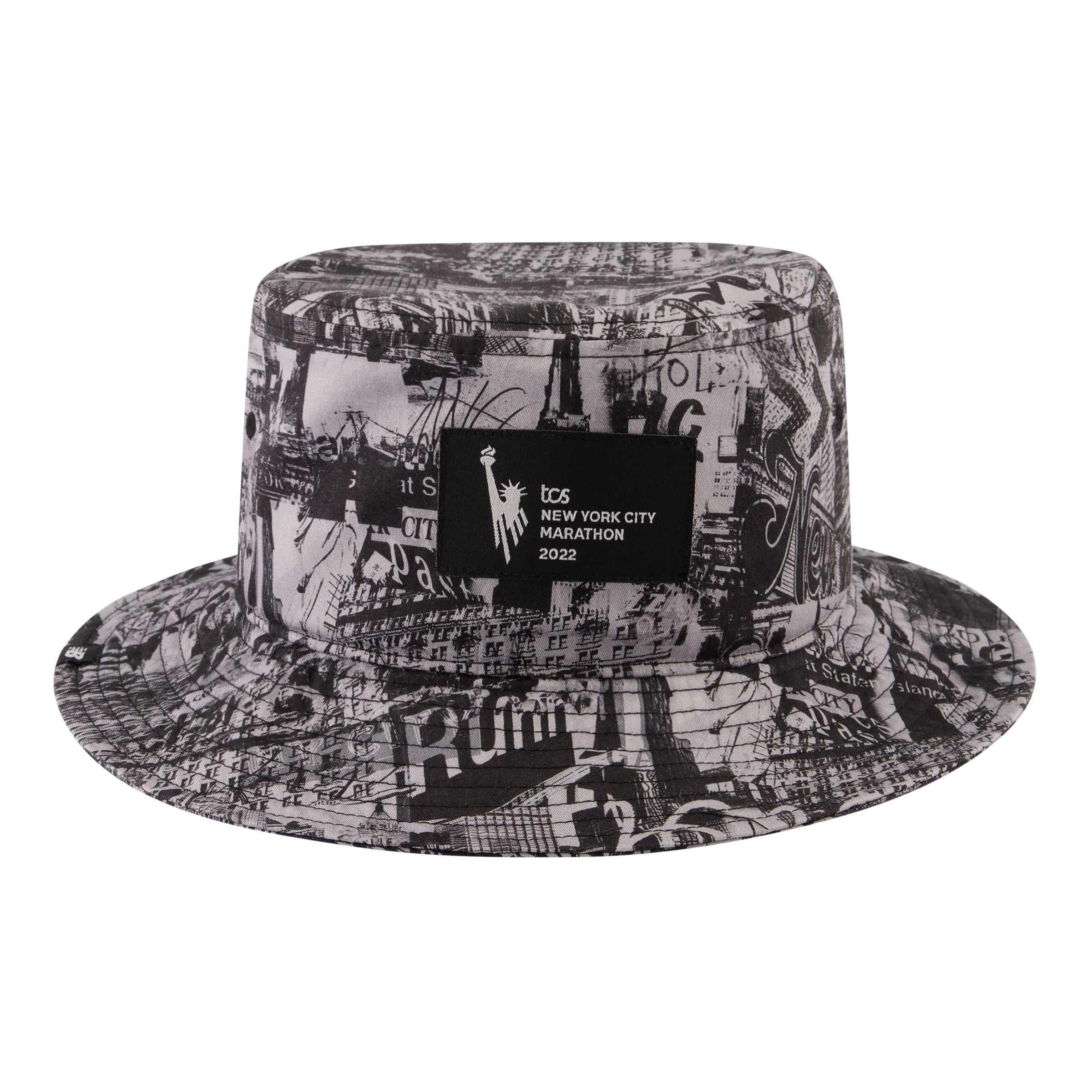 

New Balance Unisex NYC Marathon Bucket Hat Black/Grey - Black/Grey