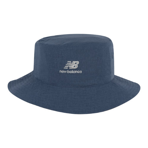 new balance unisexe chapeau reversible bucket en bleu, polyester, taille osz