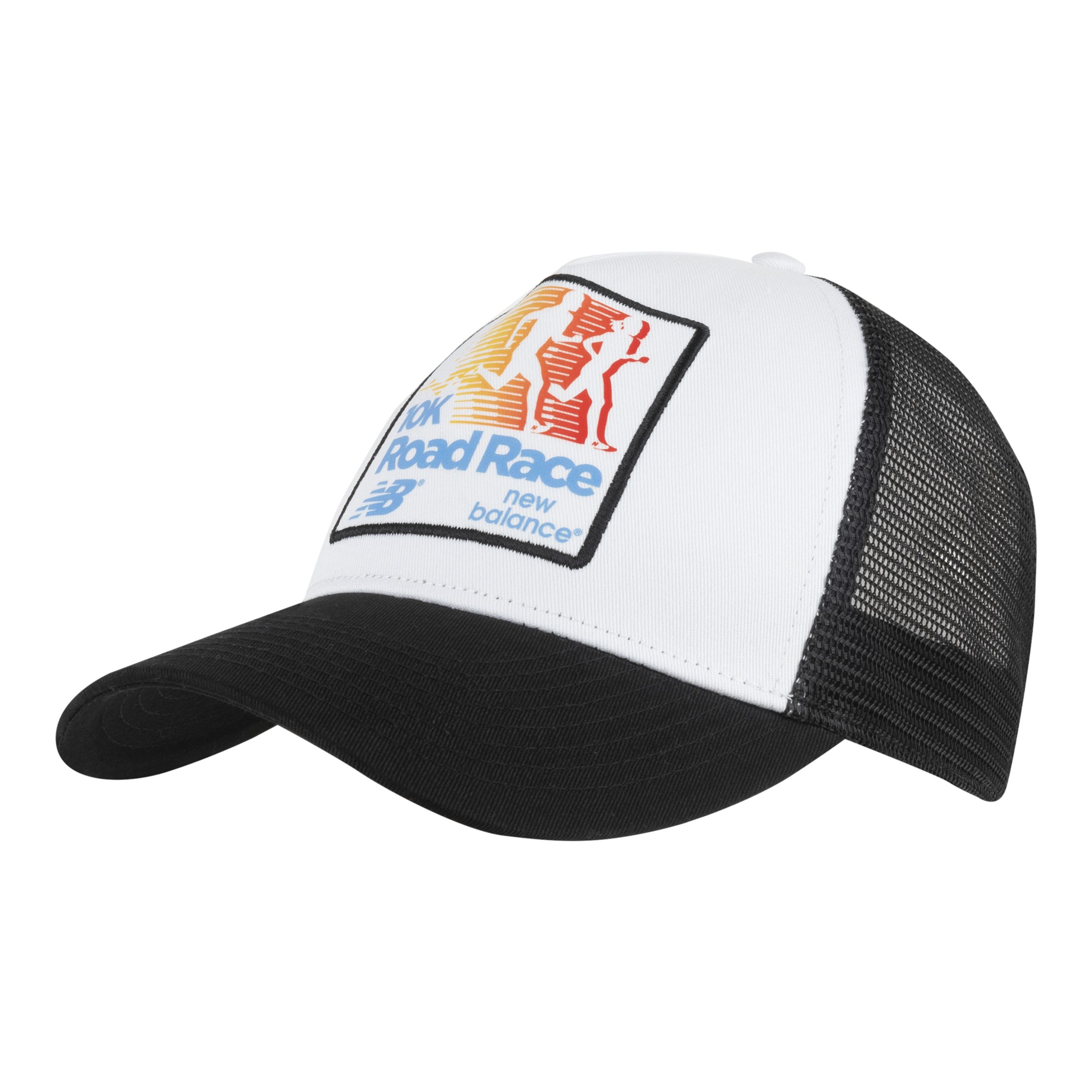 New Balance Unisex Lifestyle Trucker Road Race Graphic in Preto, Cotton, Tamanho OSZ