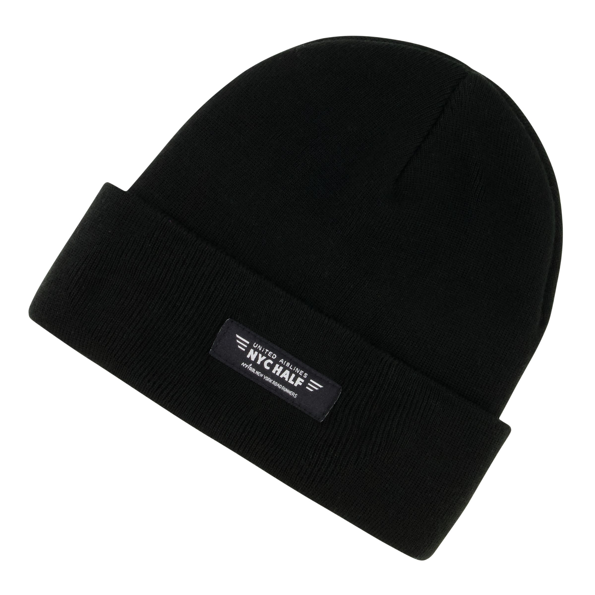 

New Balance Unisex United Half Knit Beanie Black - Black