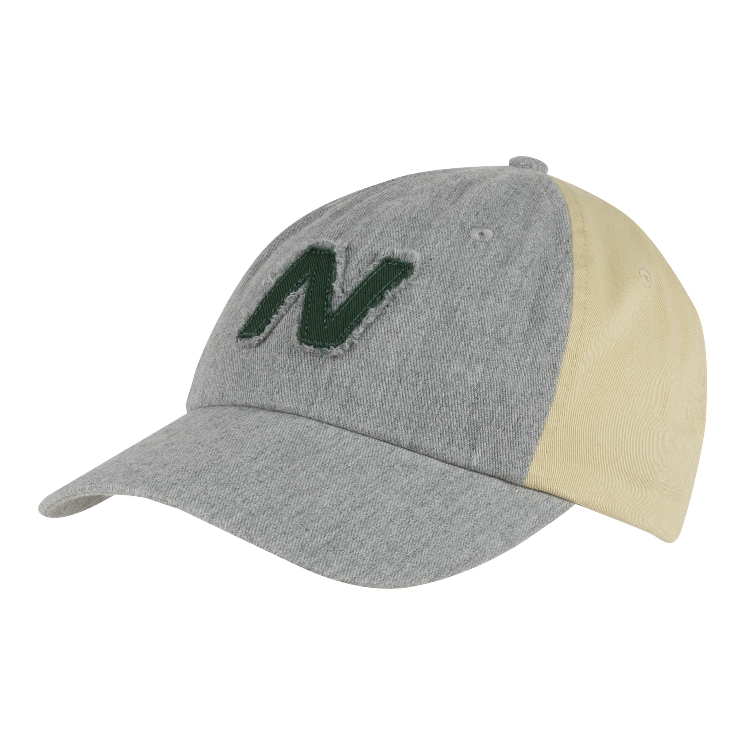 

New Balance Unisex 6 Panel Color Block N Hat Grey - Grey