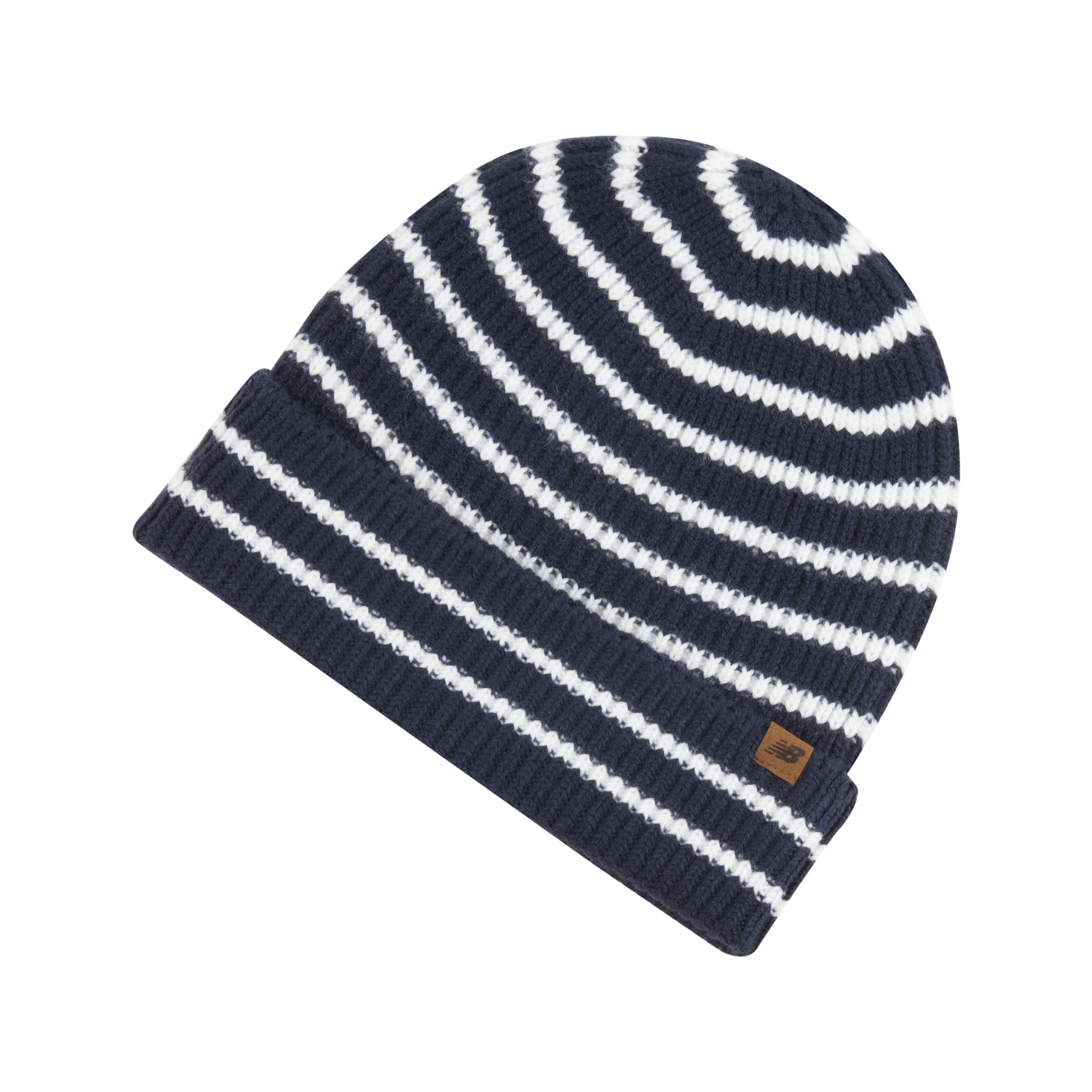 

New Balance Unisex Winter Watchman Stripe Beanie Blue - Blue