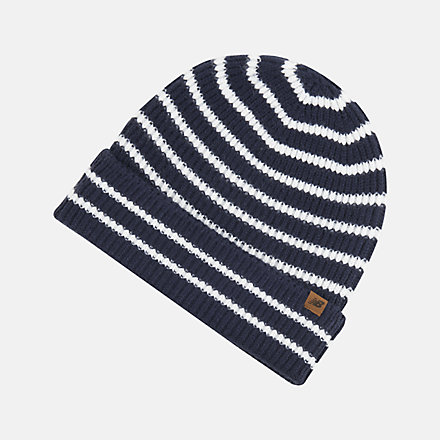 New Balance Winter Watchman Stripe Beanie, LAH33002NNY image number null
