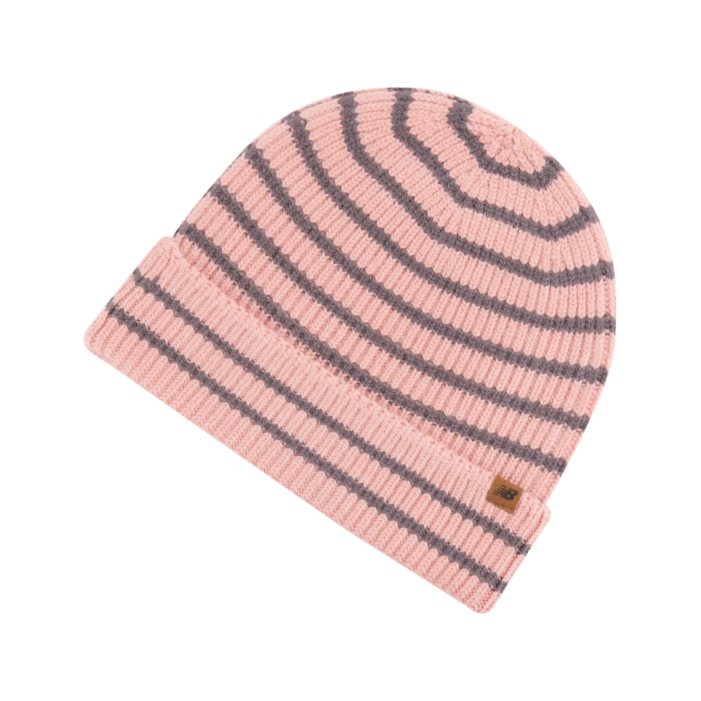 

New Balance Unisex Winter Watchman Stripe Beanie Pink - Pink