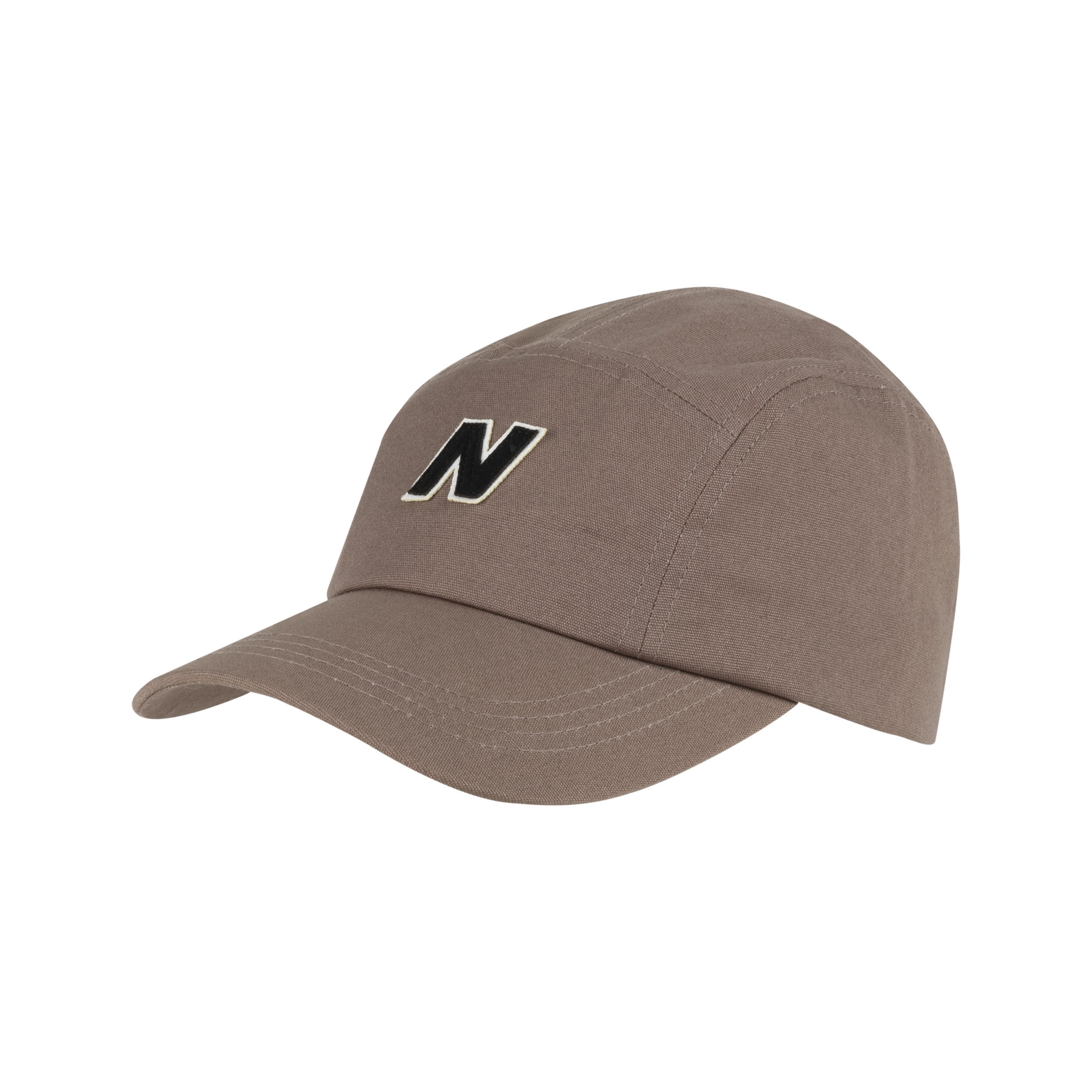 

New Balance Unisex 5 Panel Block N Cotton Twill Hat Brown - Brown