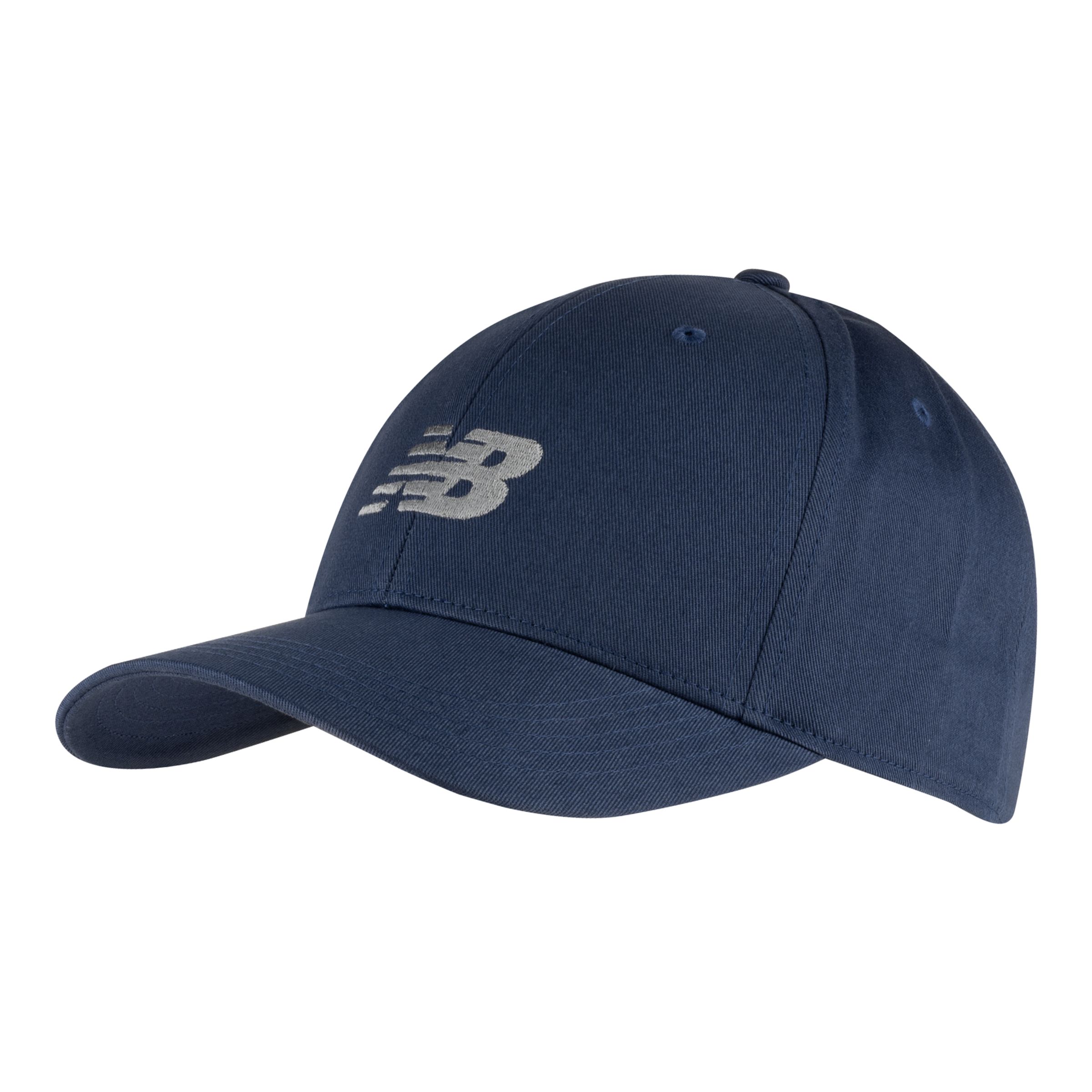 New Balance Unisex 6 Panel Structured Snapback in Blue Cotton, size OSZ