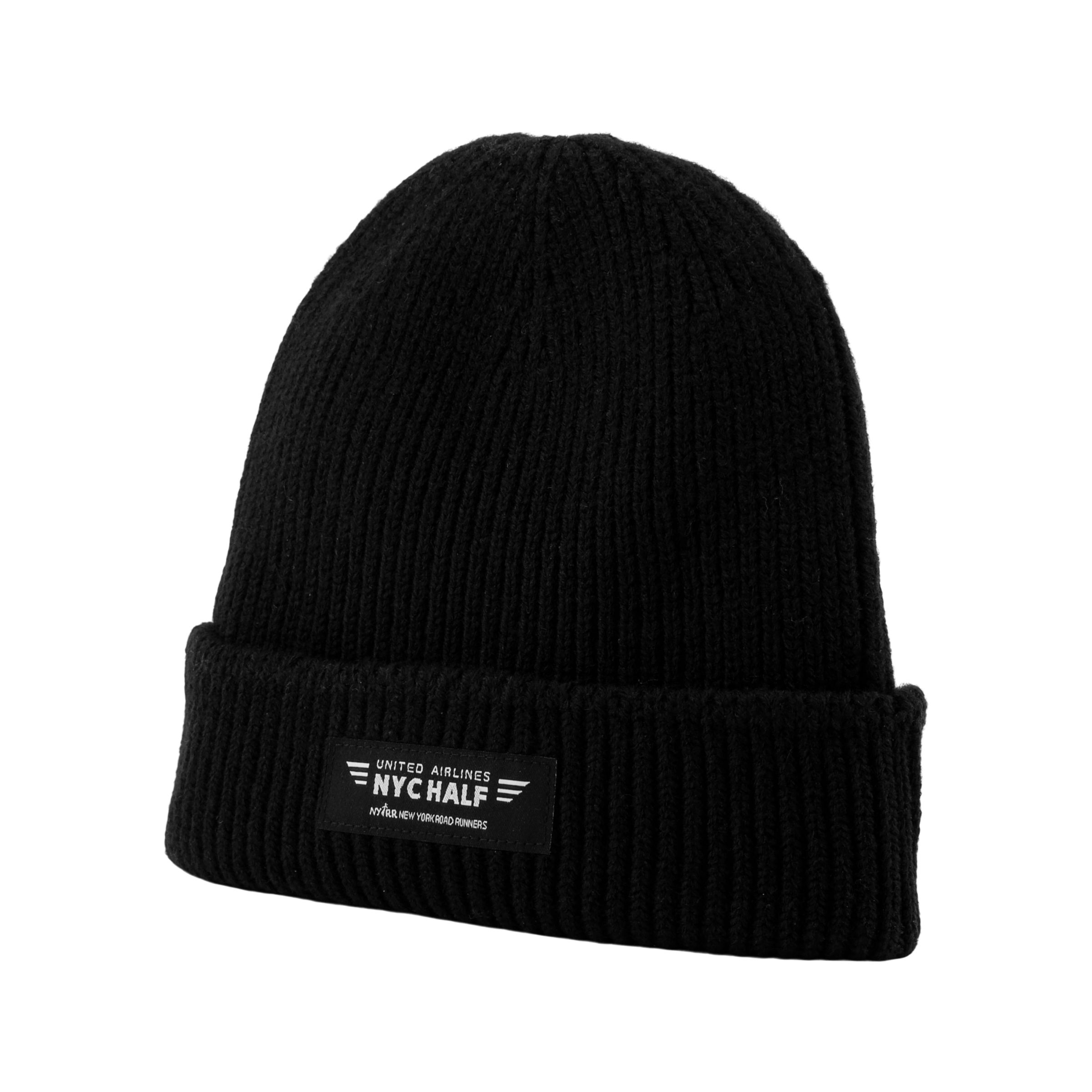 New Balance Unisex United Half Winter Watchman Beanie In Black