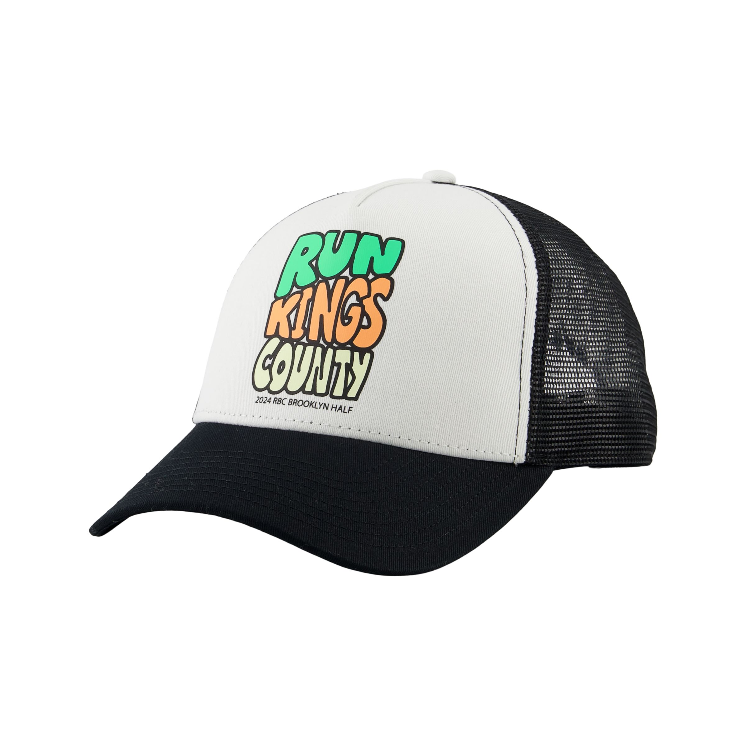 

New Balance Unisex Brooklyn Half Trucker Hat Black - Black
