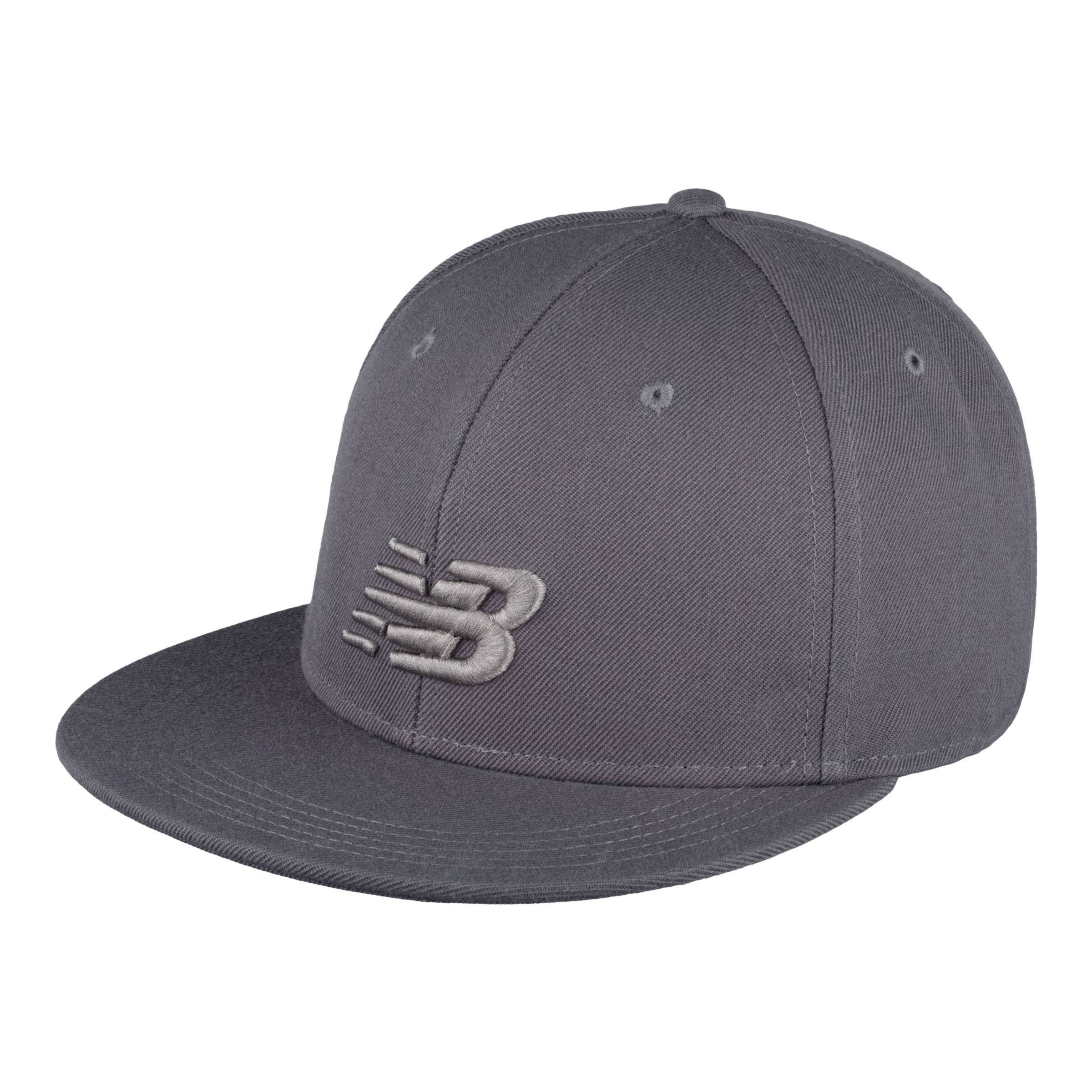 New Balance 6 Panel Flat Brim In Gray