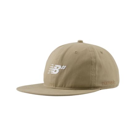 NB Numeric 6 Panel Deconstructed Flat Brim, BLACK, LAH43007SOT