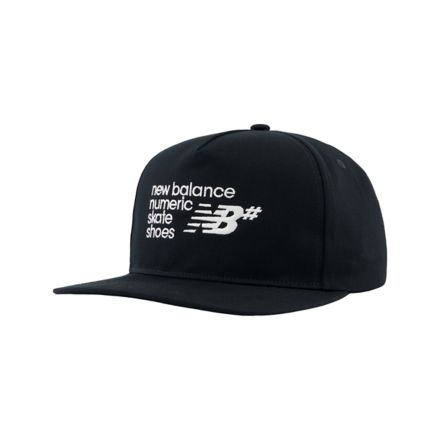 Numeric 5 Panel A Frame Flat Brim, BLACK, LAH43008BK