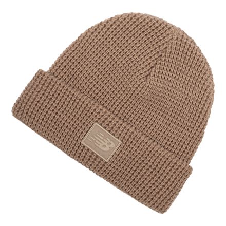 Waffle Knit Cuffed Beanie, STONEWARE, LAH43011SOT