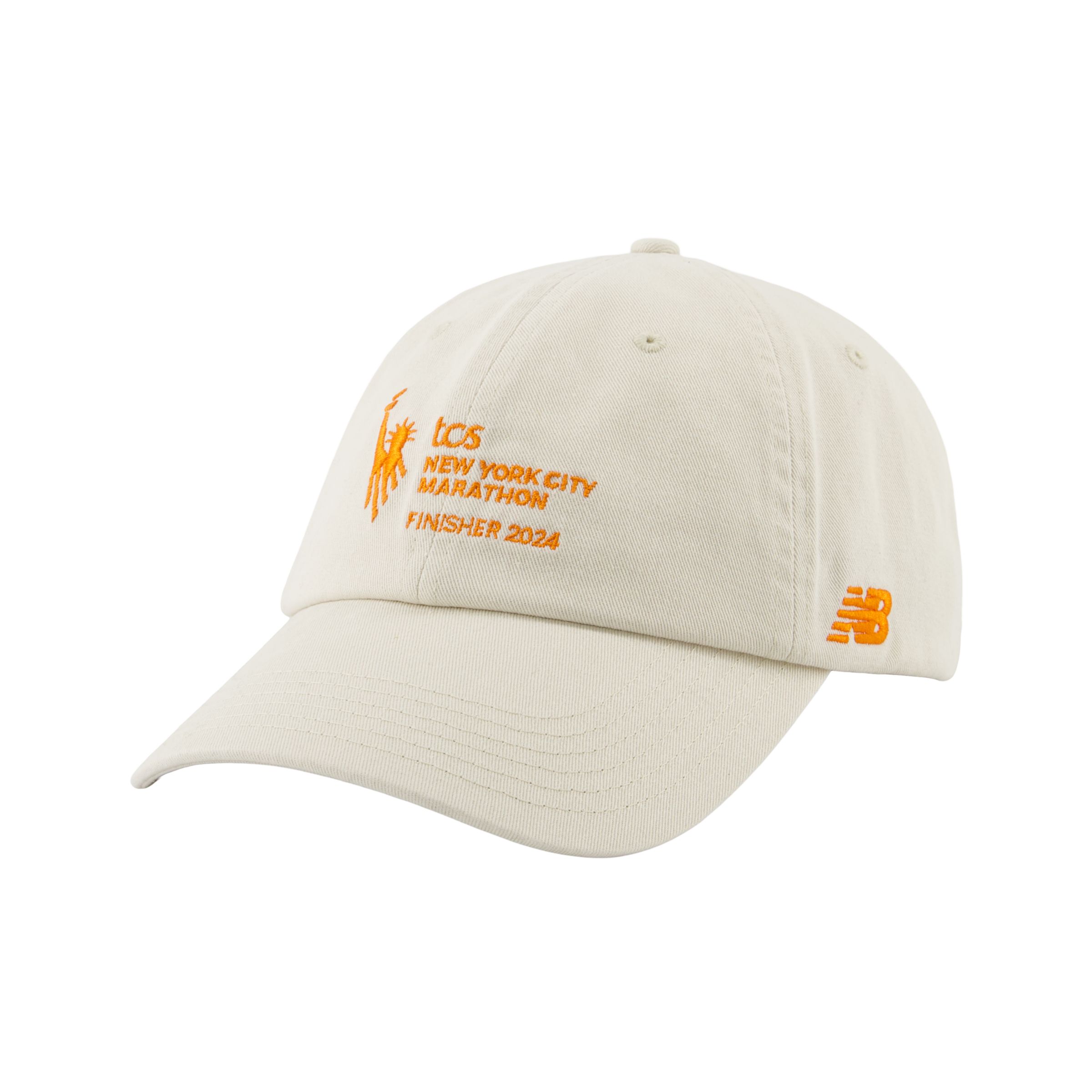 New Balance Nyc Marathon 6 Panel Finisher Hat In White