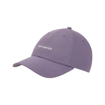 Women's 6 Panel Linear Logo Hat, CANDIED VIOLET with WHITE, LAH51010AA5
