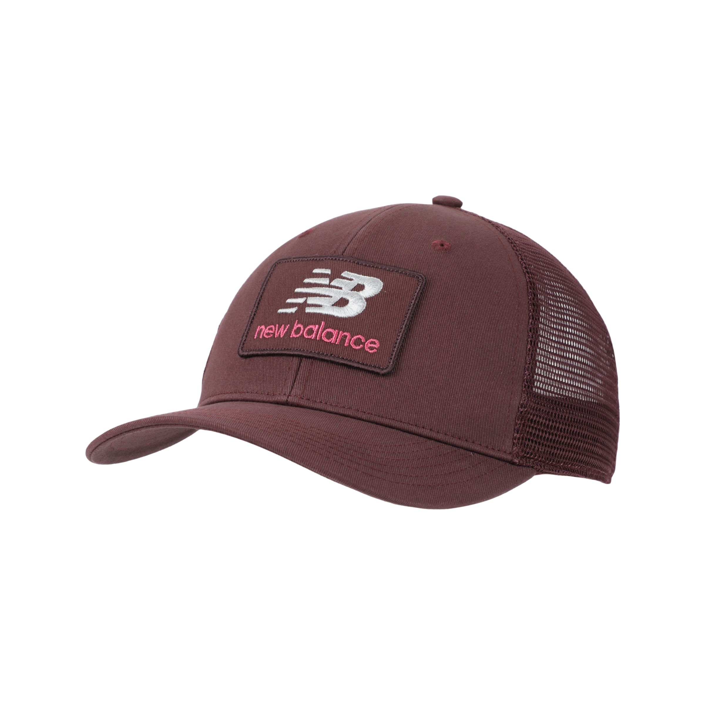 

New Balance Unisex Stacked Patch Logo Trucker Purple - Purple