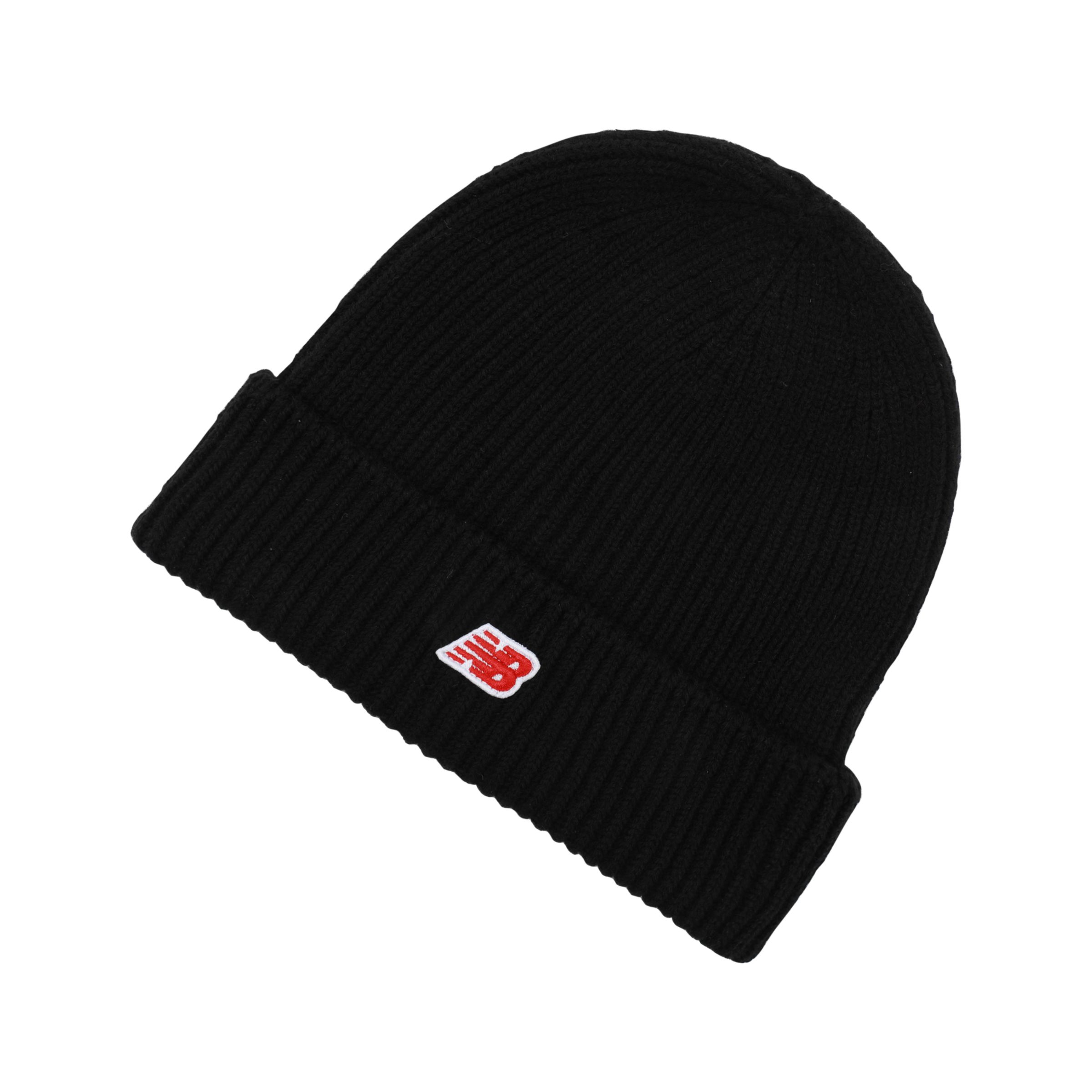

New Balance Unisex Winter Watchman Beanie NB Patch Black - Black