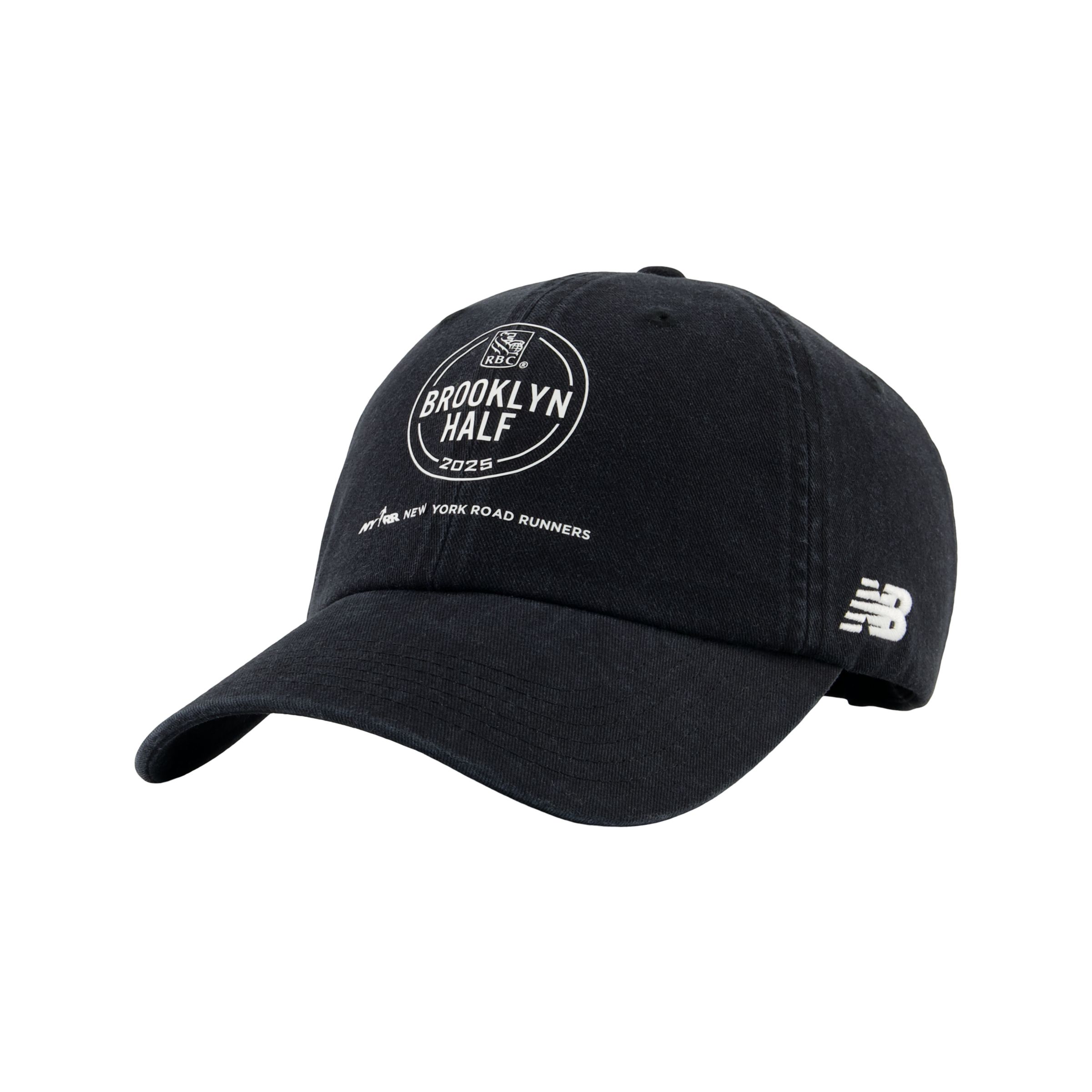 

New Balance Unisex Brooklyn Half 6 Panel Classic Hat Black - Black