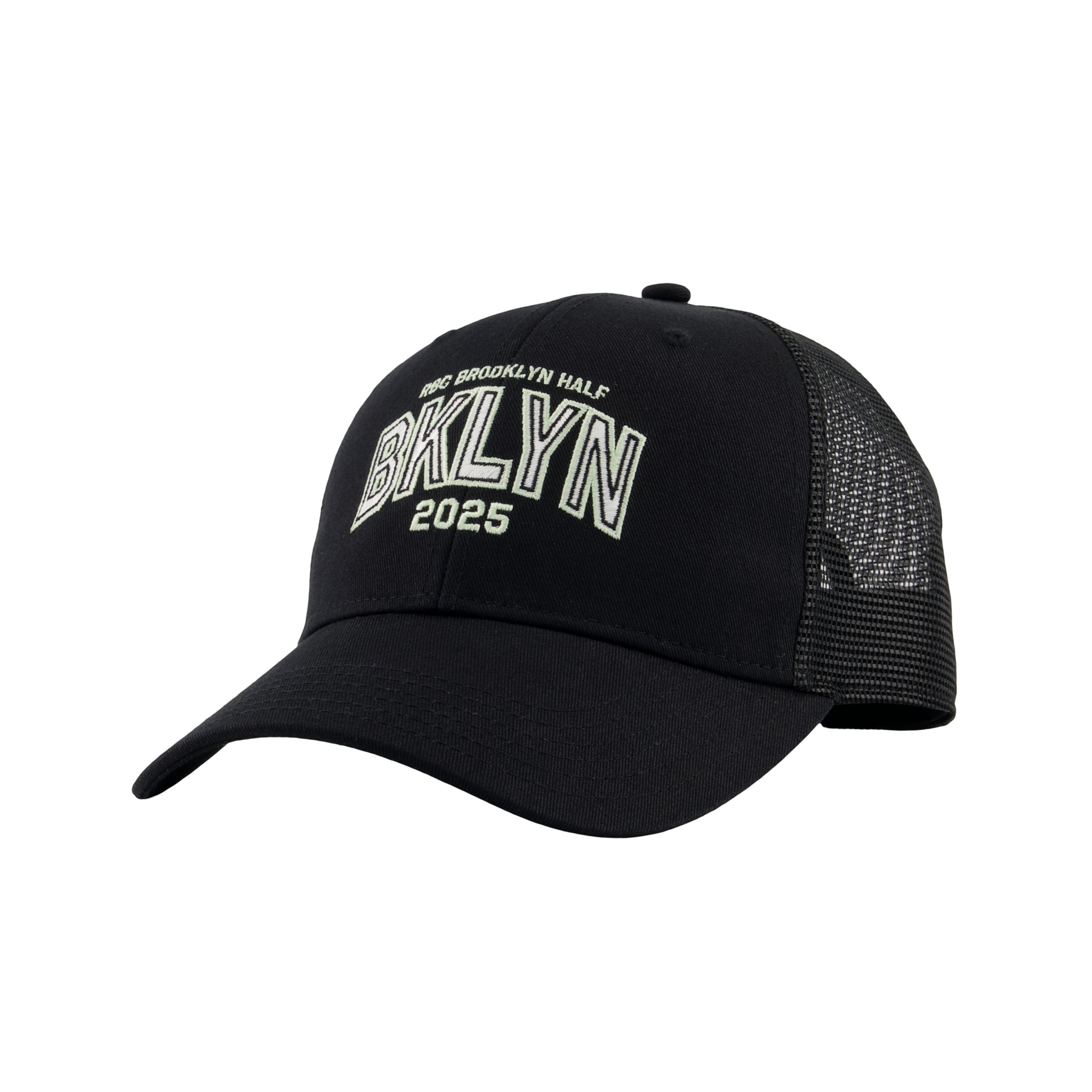 

New Balance Unisex Brooklyn Half Trucker Hat Black - Black