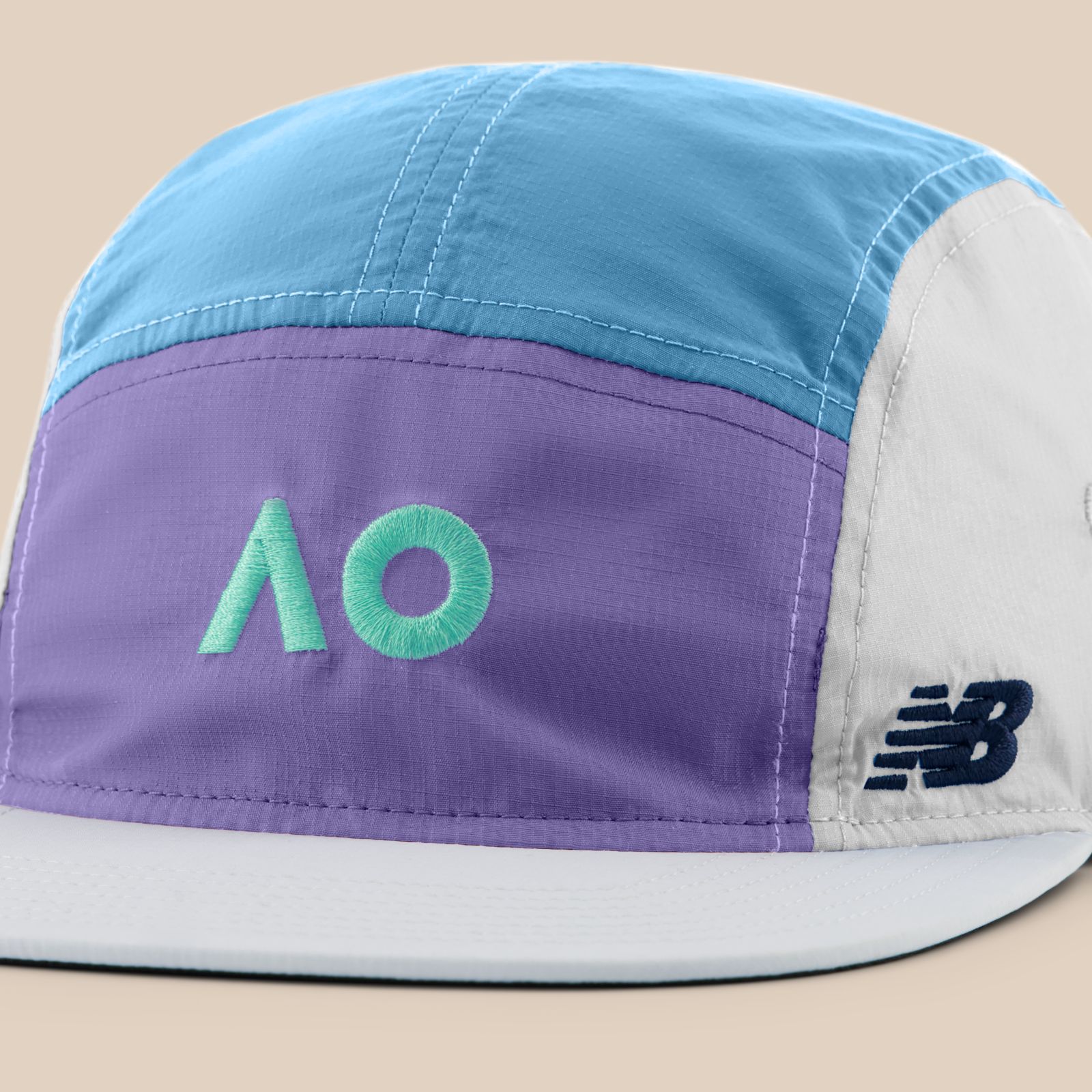 Мужские головные уборы New Balance Australian Open 5 Panel Hat — фото 3