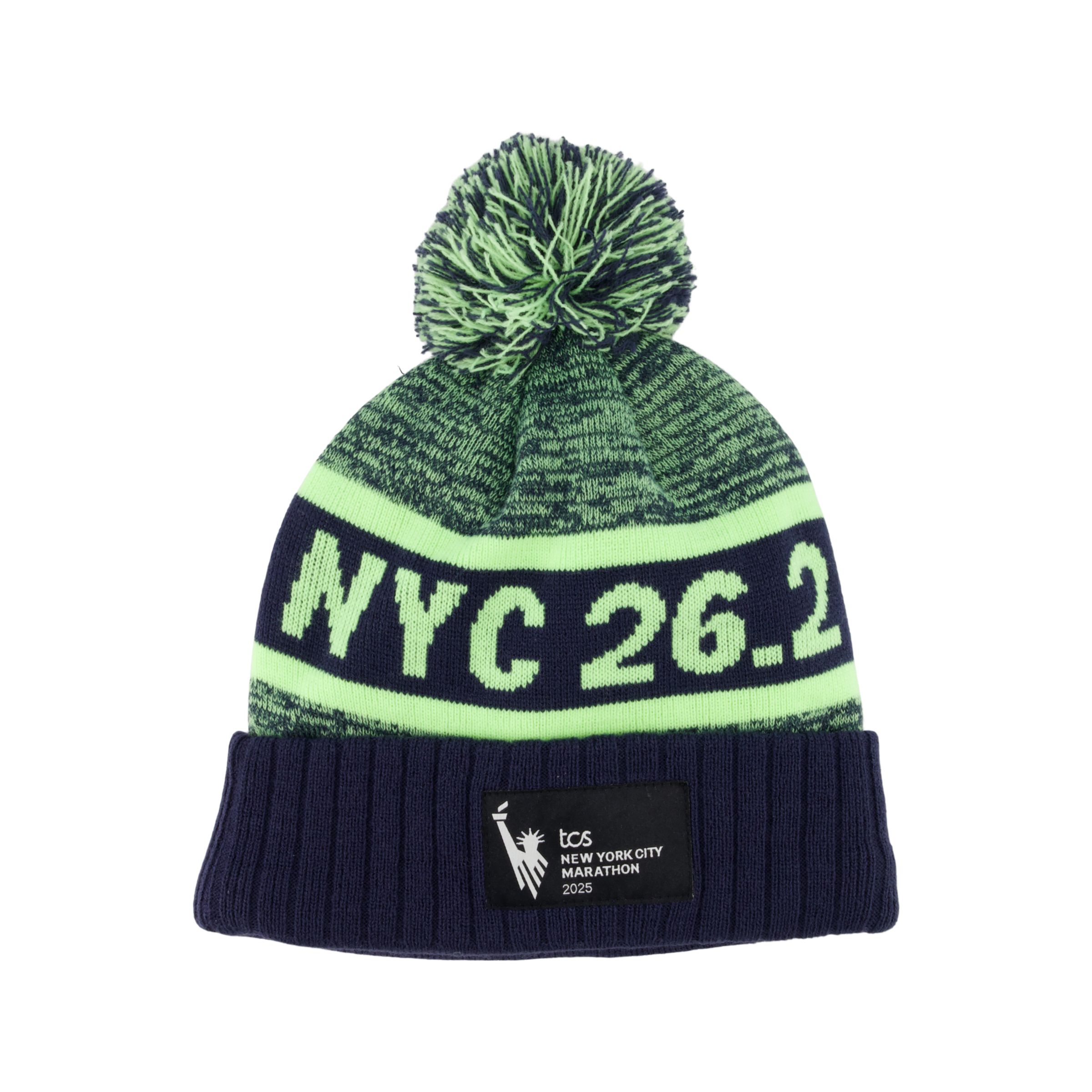 NYC Marathon Pom Beanie