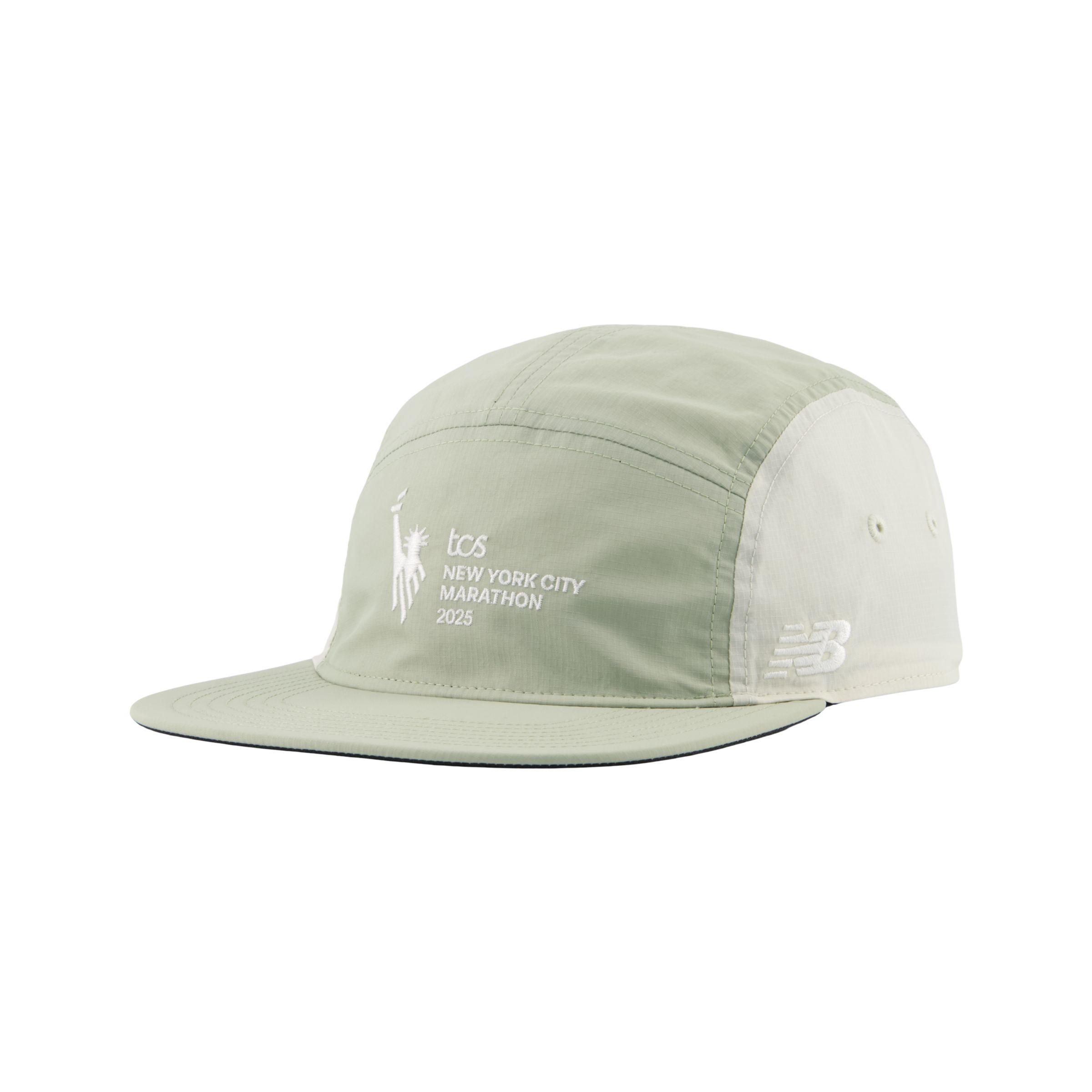 New Balance Unisex Nyc 47 5 Panel Run Hat In Green
