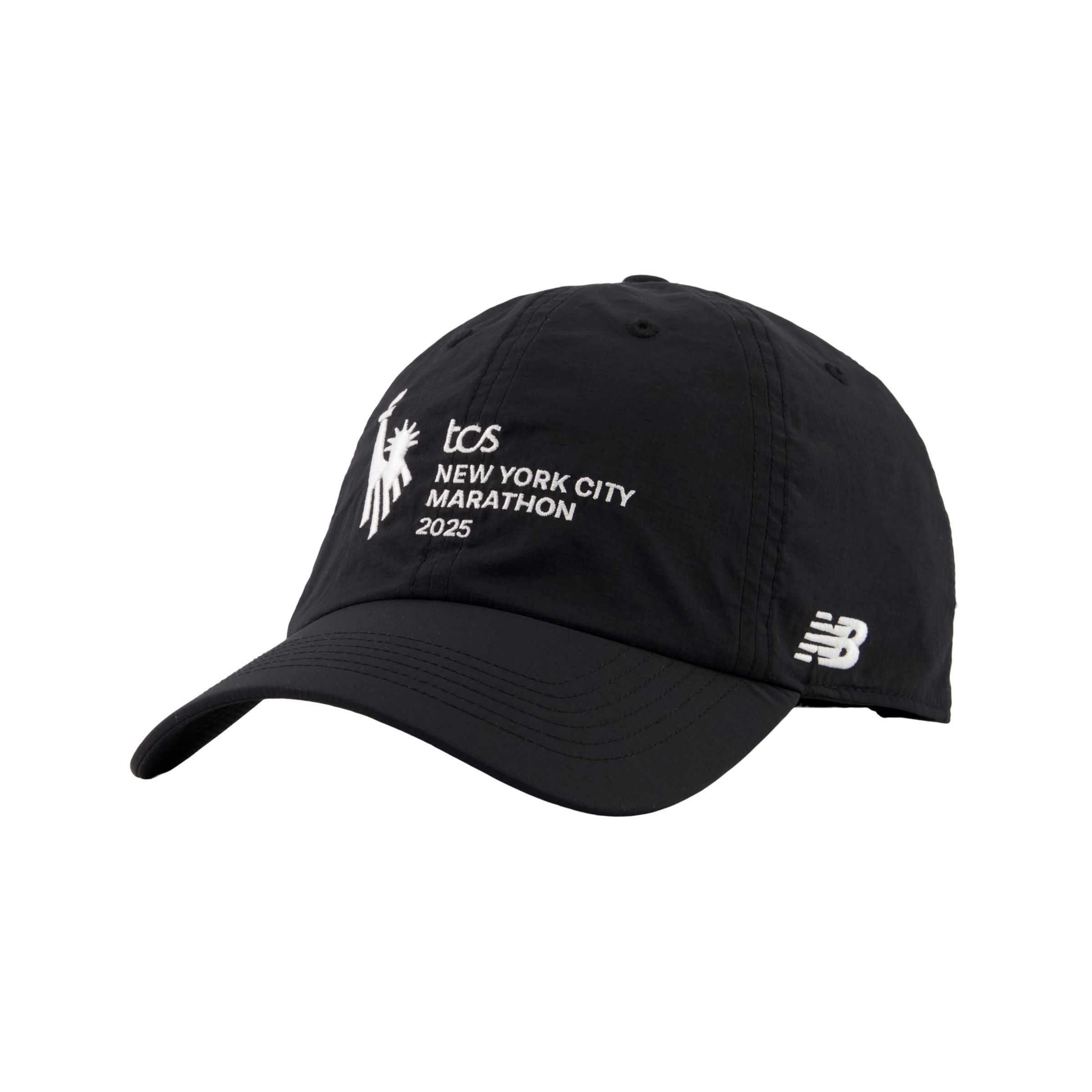 New Balance Unisex Nyc 47 6 Panel Run Hat In Black