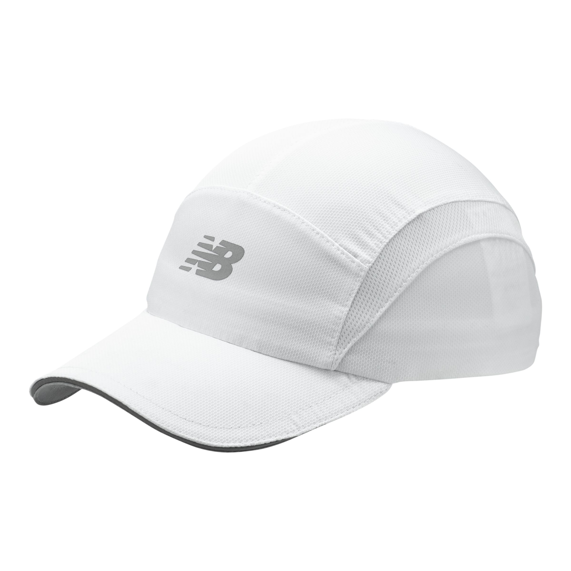 Shop New Balance Unisex 5 Panel Performance Hat In White