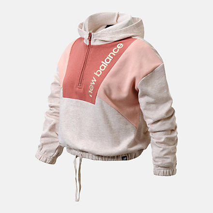 New Balance French Terry Hoodie, LAK12Q24IV image number null