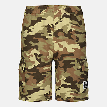 New Balance Boys Fleece Cargo Shorts, LAK23J22ROK image number null