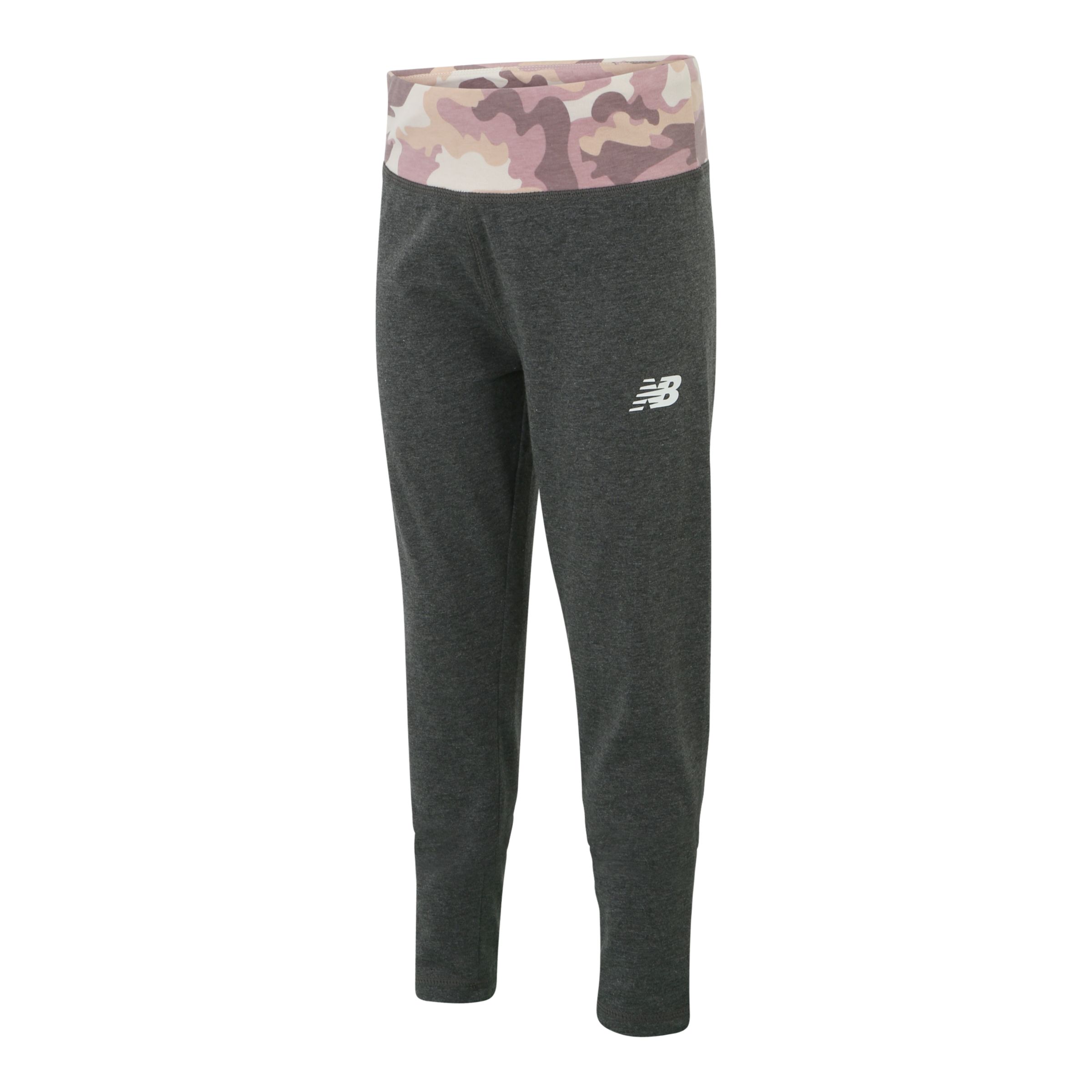 Girls Cotton Spandex Stacked Logo Legging