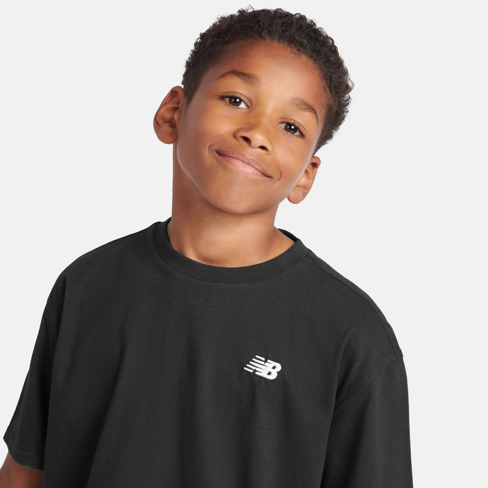 Детские футболки New Balance Jersey Small Logo T-Shirt — фото 2