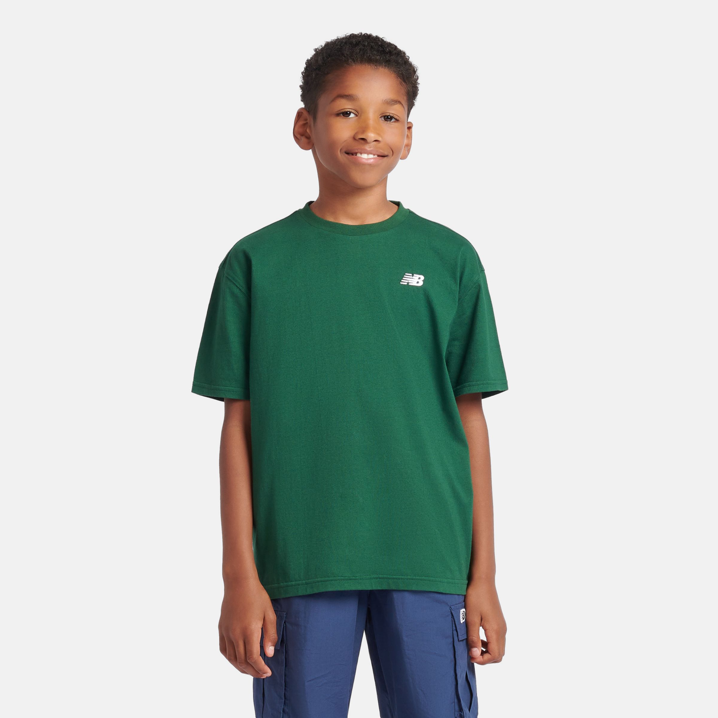 New Balance Kids' Jersey Small Logo T-shirt In Green