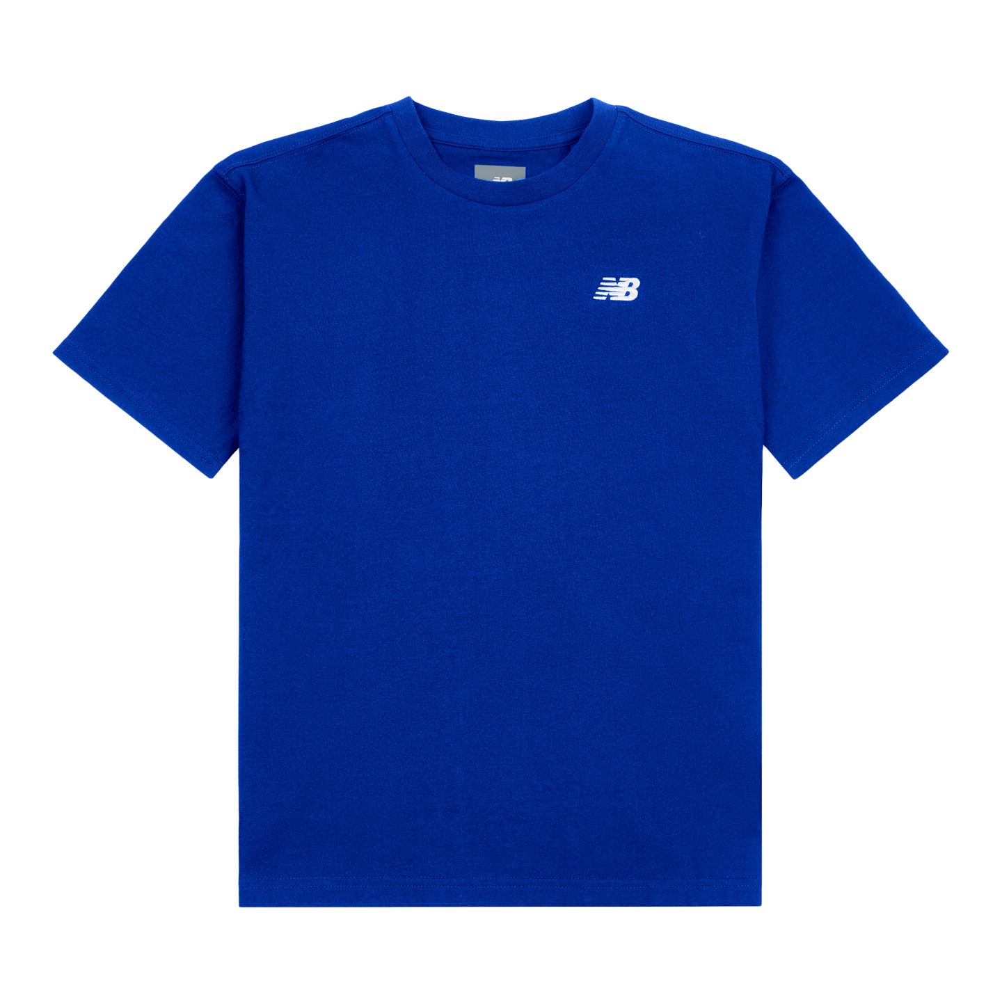 Детская футболка New Balance Jersey Small Logo, цвет: Королевский синий — фото 6