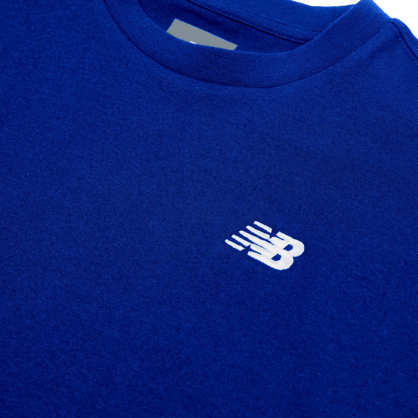 Детская футболка New Balance Jersey Small Logo, цвет: Королевский синий — фото 7