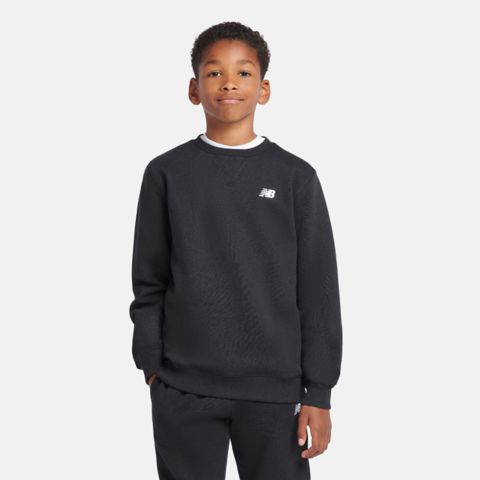Детские худи New Balance Brush Back Small Logo Crew