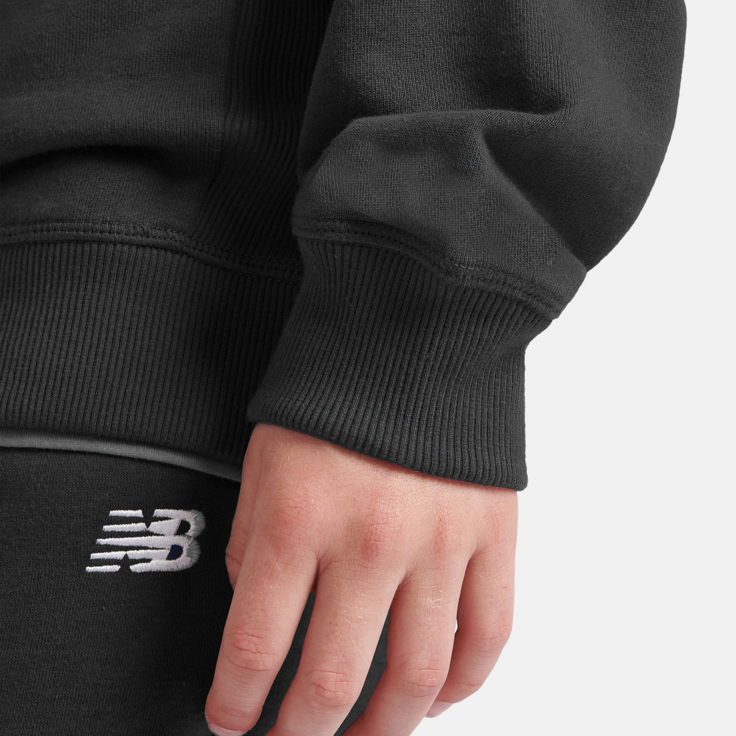 Brush Back Small Logo Crew