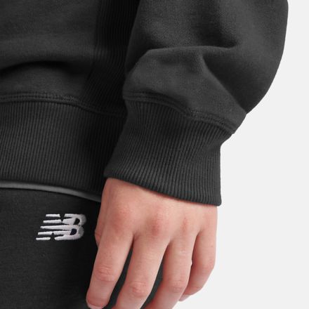 Brush Back Small Logo Crew