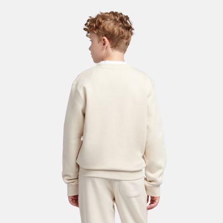 Brush Back Small Logo Crew