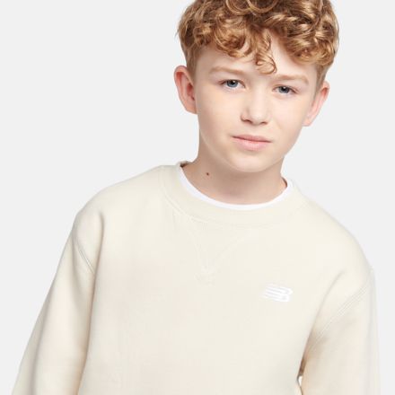 Brush Back Small Logo Crew