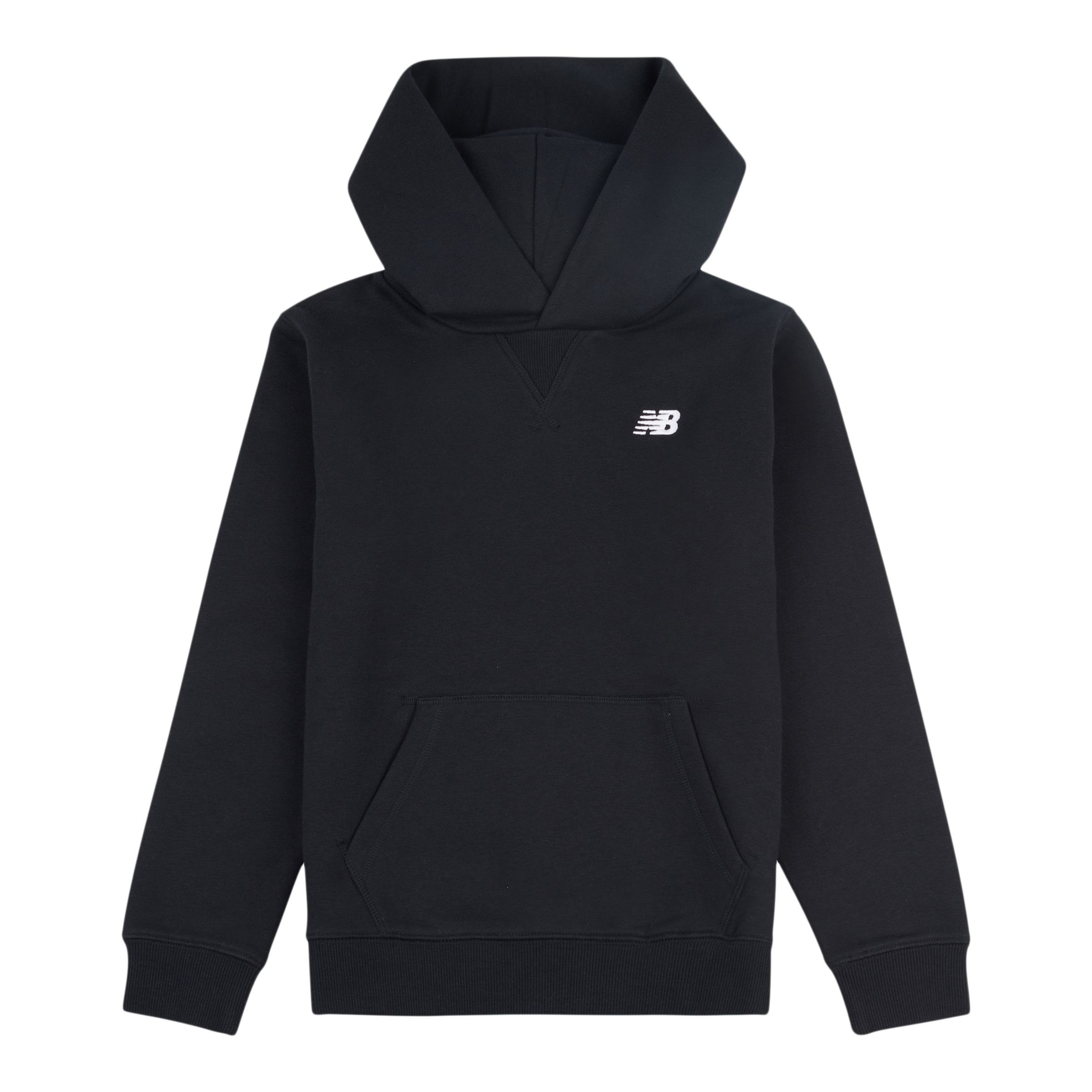 Brush Back Small Logo Hoodie