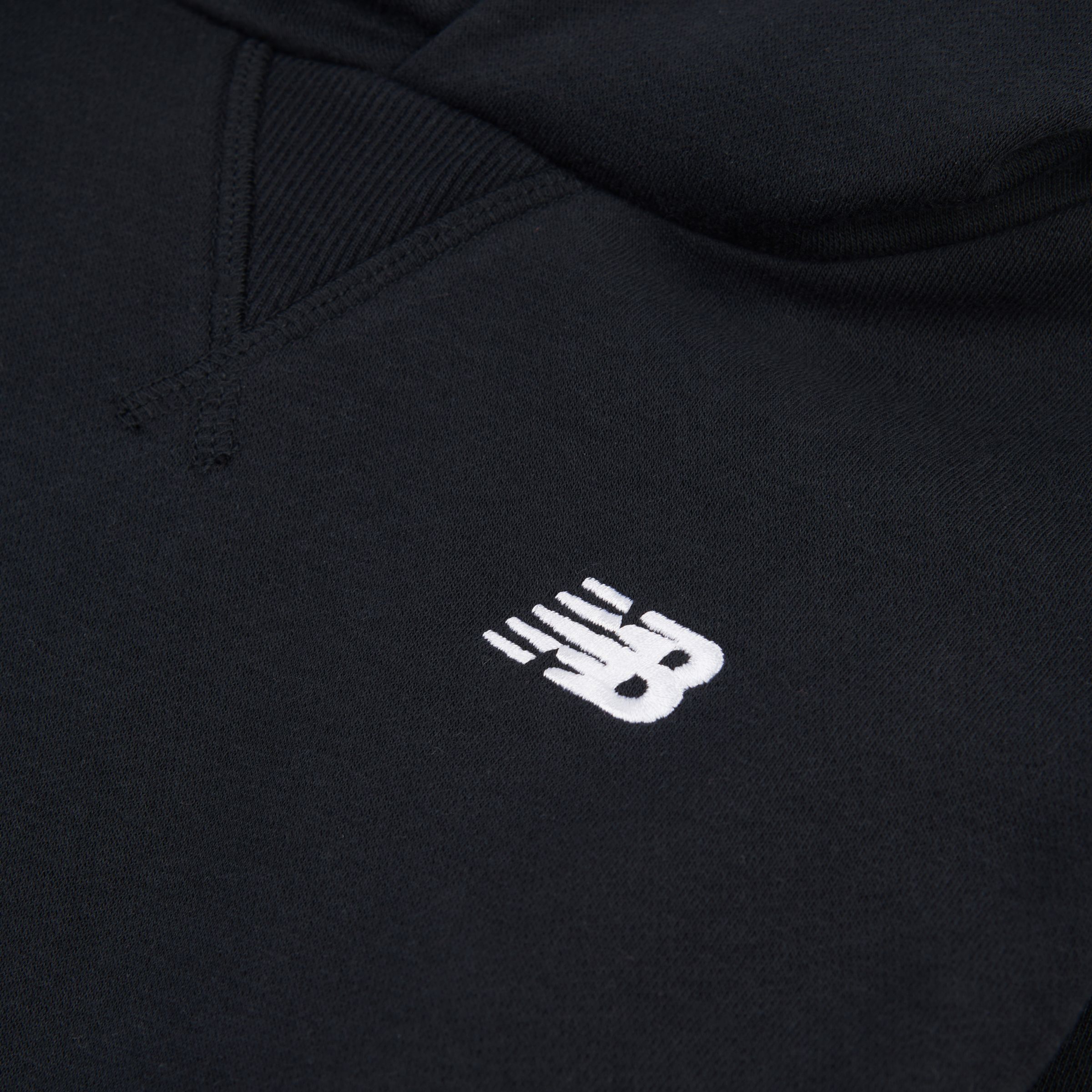 Brush Back Small Logo Hoodie