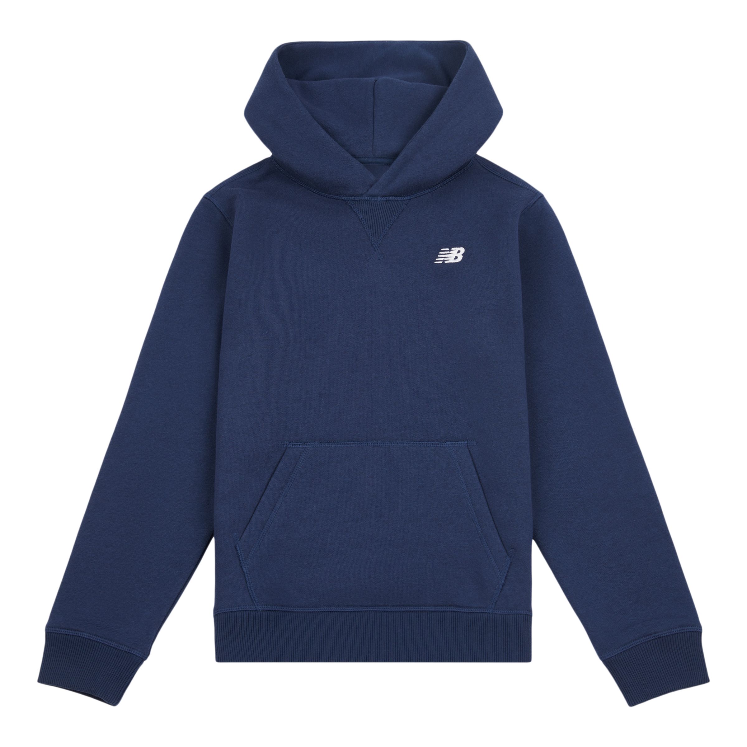 Brush Back Small Logo Hoodie