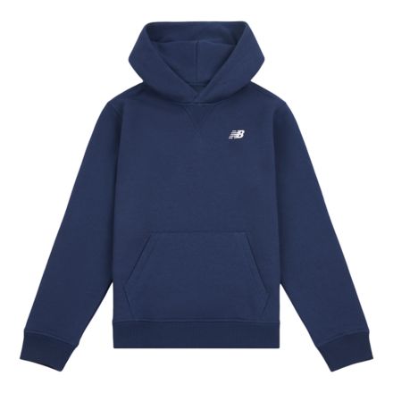 Brush Back Small Logo Hoodie