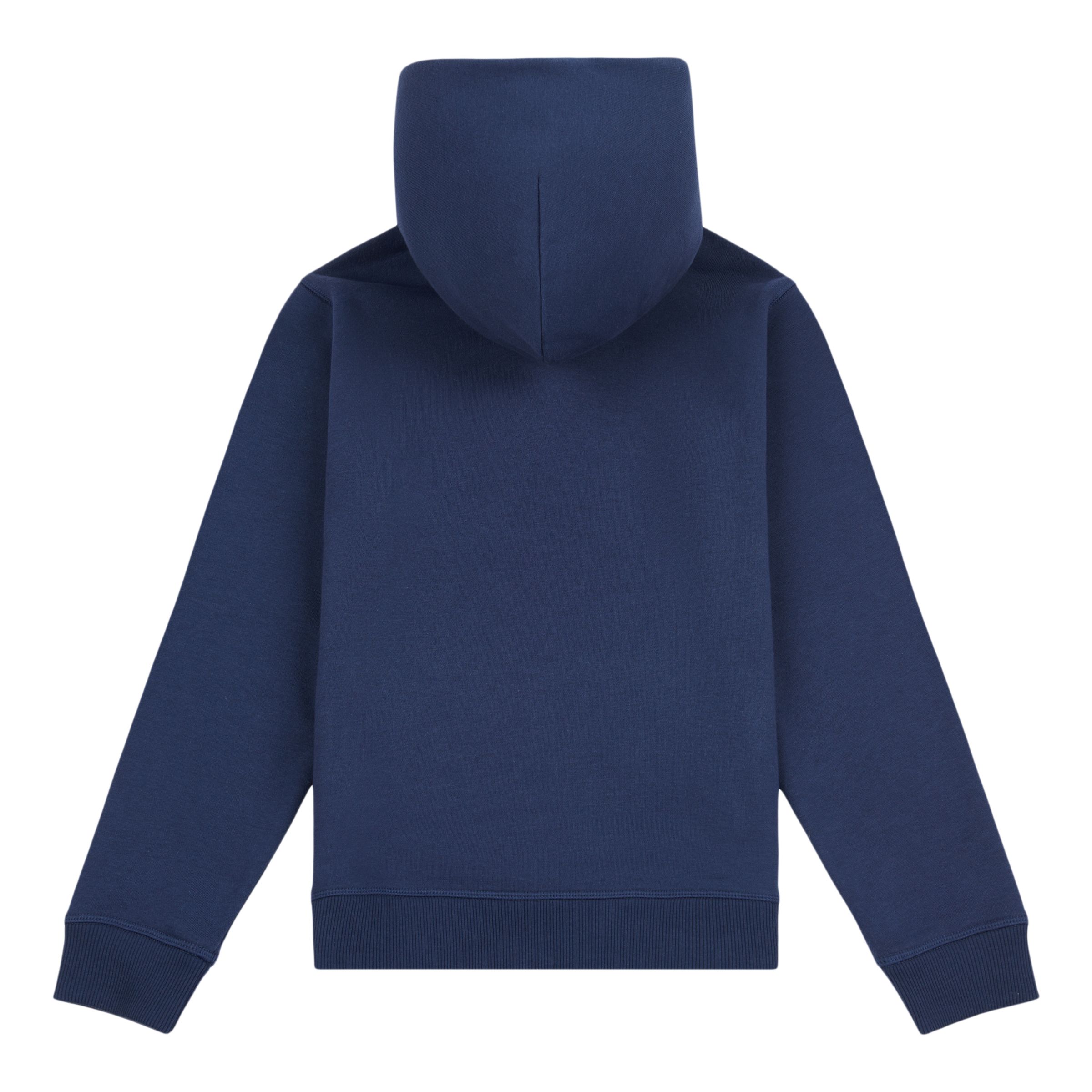 Brush Back Small Logo Hoodie