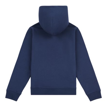Brush Back Small Logo Hoodie