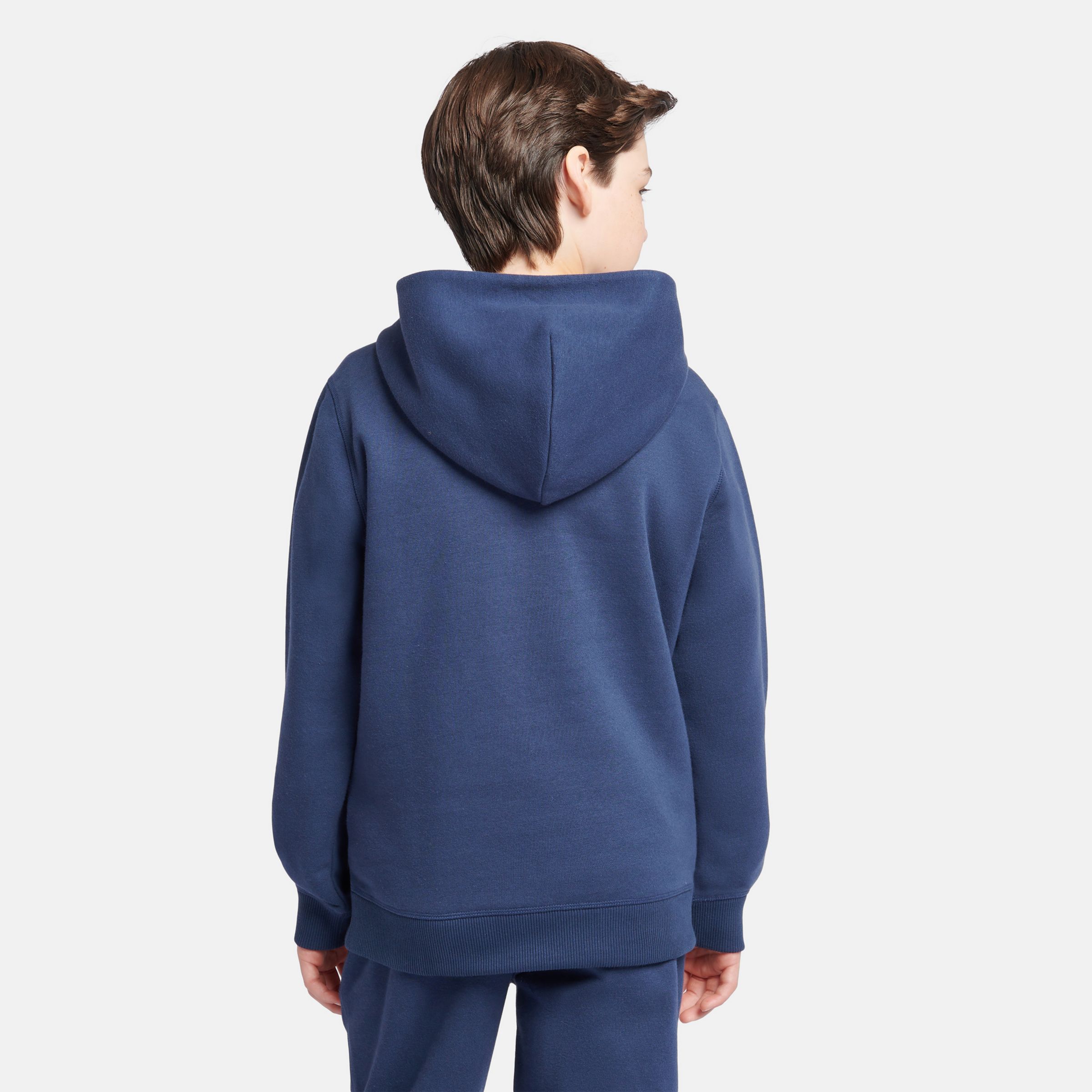 Brush Back Small Logo Hoodie