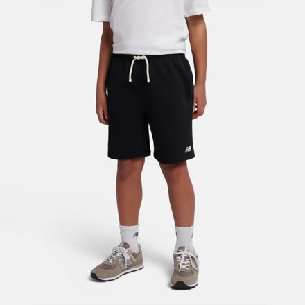 French Terry Small Logo Short, BLACK, LAKB0008BK